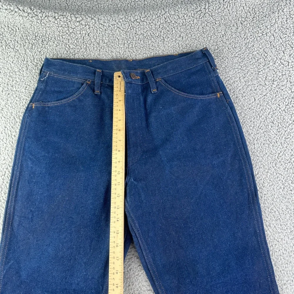 Vintage Wrangler‎ Jeans Mens 34x31 1970s 70s Blue Denim Made in USA 945DEN
